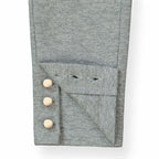 Button Cuff Ponte Pant