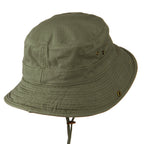 Big Size Camouflaged Brim Cotton Washed Bucket Hat