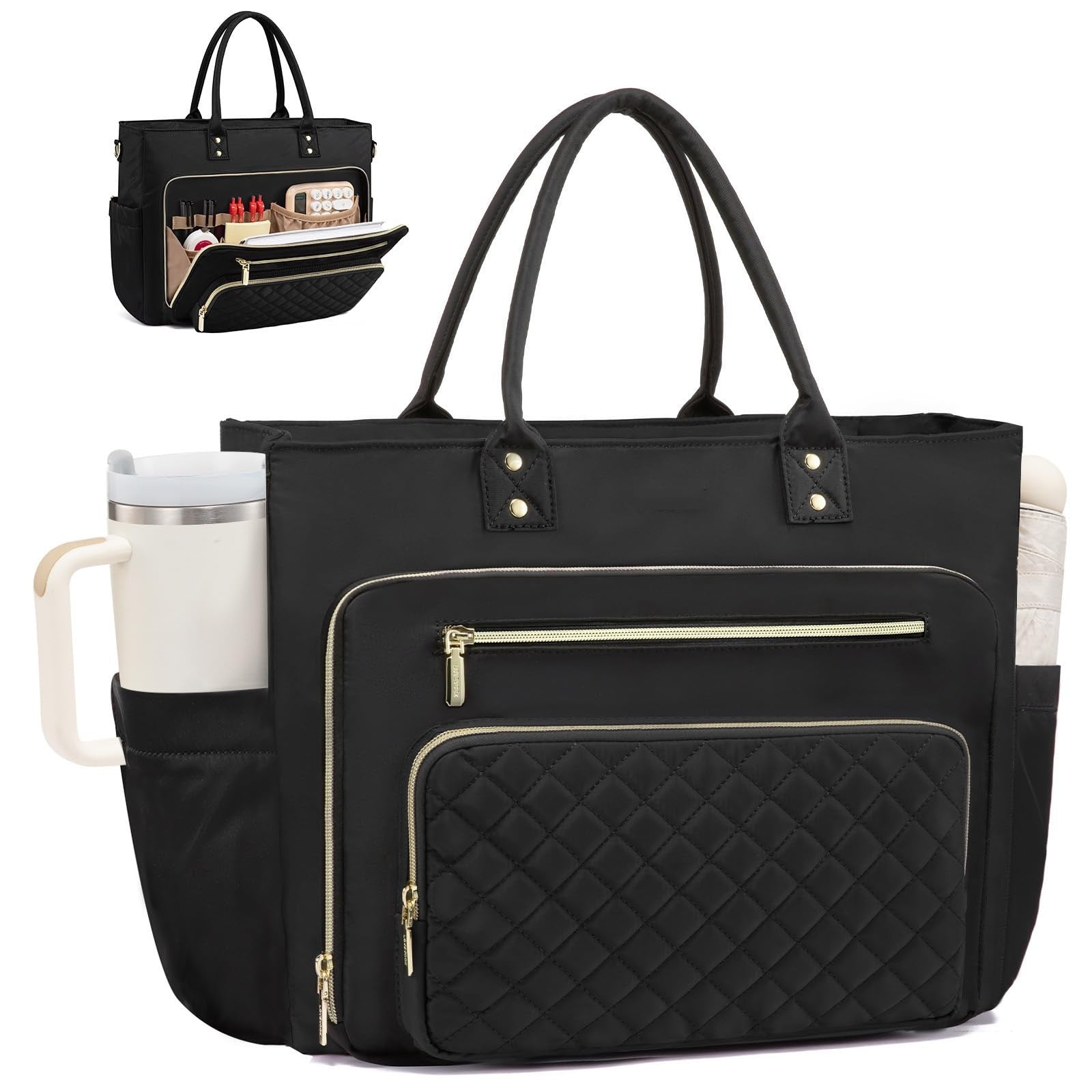 Expandable Travel Work Briefcase Tote Bag