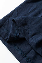 Navy Blue Frilled Drawstring High Waist Wide Leg Pants