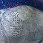 Lot of 5 Carter's Baby Boys 12 Mos Short Sleeve One Piece Sleepwear PJs Clothes