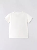Children's Fire Truck Graphic Short Sleeve T-Shirt
