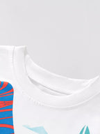 Children's Dinosaur Graphic Crew Neck T-Shirt