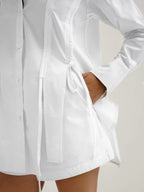 Button Up Shirt and Shorts Set