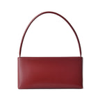 Vintage Leather Baguette Crossbody Shoulder Bag