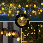 LED Solar String Lights for Christmas Garden Decor