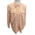 Chaps Womens 2X 100% Cotton Long Sleeve Button Up Corduroy Casual Shirt
