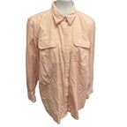 Chaps Womens 2X 100% Cotton Long Sleeve Button Up Corduroy Casual Shirt