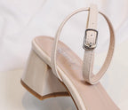 Women’s Ankle Strap Mid Stiletto Heel Sandal  Open-toed Fairy Style