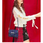 Genuine leather messenger bag fashion crossbody shoulder bag