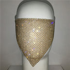 Personality Trend Accessories Rhinestone Mask