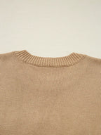 Merry Colorful Dot Detail Christmas Dolman Sweater