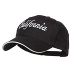 California Embroidered Oversized Twill Cap