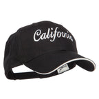 California Embroidered Oversized Twill Cap