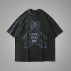 Hip Hop Oversized Tshirts Streetwear Vintage T-shirts Bear