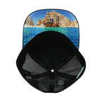 Cabo Hat - Baseball Hat Fit - Cork - Black - Trucker Mesh