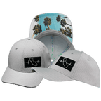 California Hat - Airmesh - Athletic Fit - Gray - Fabric Back