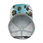 California Hat - Airmesh - Athletic Fit - Gray - Fabric Back