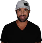California Hat - Airmesh - Athletic Fit - Gray - Fabric Back