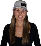 California Hat - Airmesh - Athletic Fit - Gray - Fabric Back