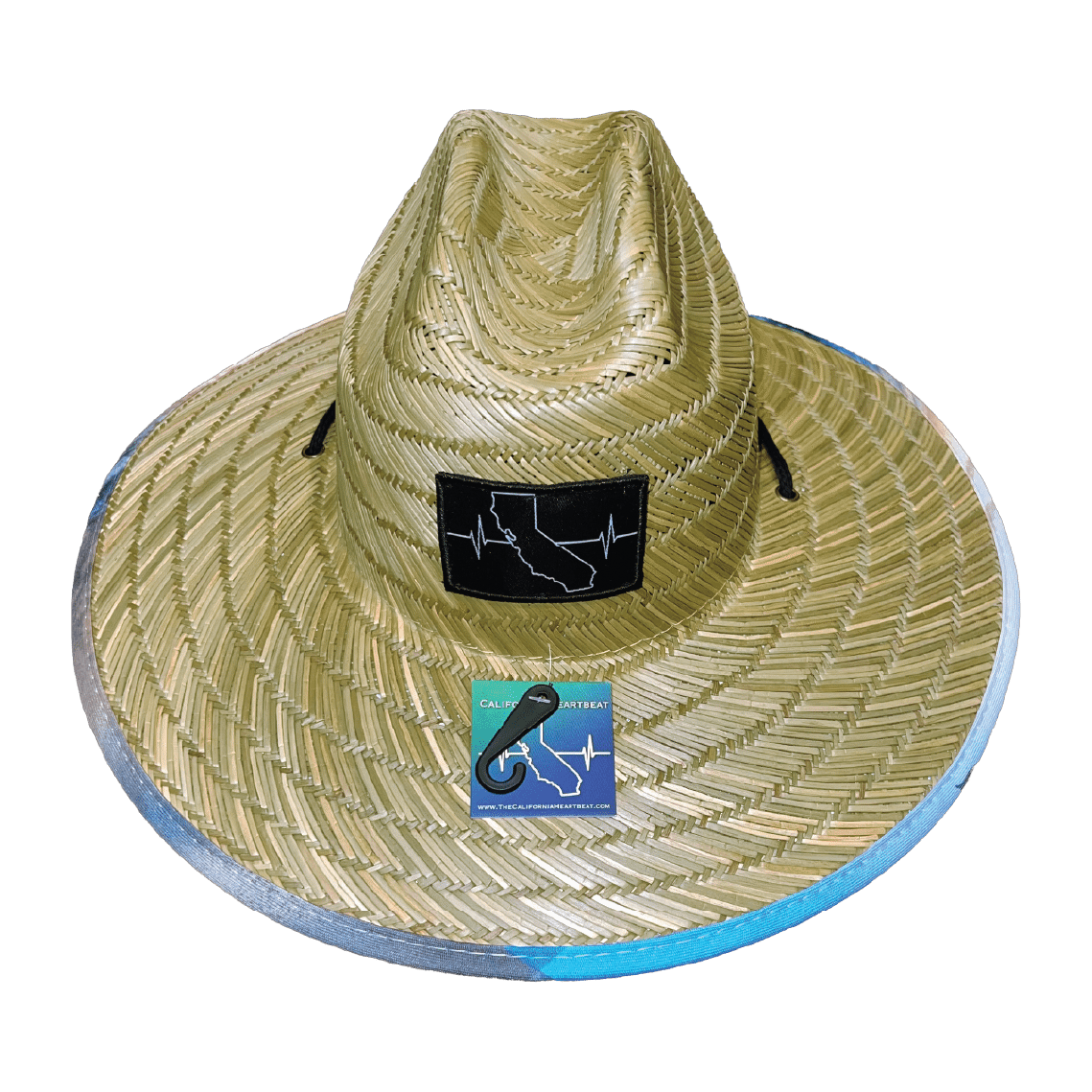 California Straw - Sun Hat - Seagulls