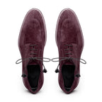 26-220-BDX CAMPO Sueded Goatskin Lace Up, Bordeaux