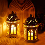 8.5 inch High Decorative Lanterns ( Set of 2 )