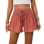 New Womens Fashion Y2K Drawstring Shorts Skirt