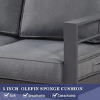 Modern Aluminum Outdoor Patio Furniture Set with Cushions