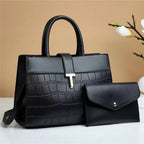 Solid Color Fashion Crossbody Bag for Mother and Child
