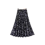 Slimming Pleated Floral Midi Dress