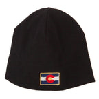 Colorado Flag Embroidered Big Size Fleece Beanie