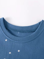 Children's Polka Dot Short Sleeve Casual Dress