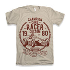 Champions Cars Men's Bamboo Viscose/Organic Cotton Short Sleeve Graphic T-Shirt