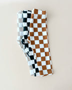 Checkered Leggings | Copper