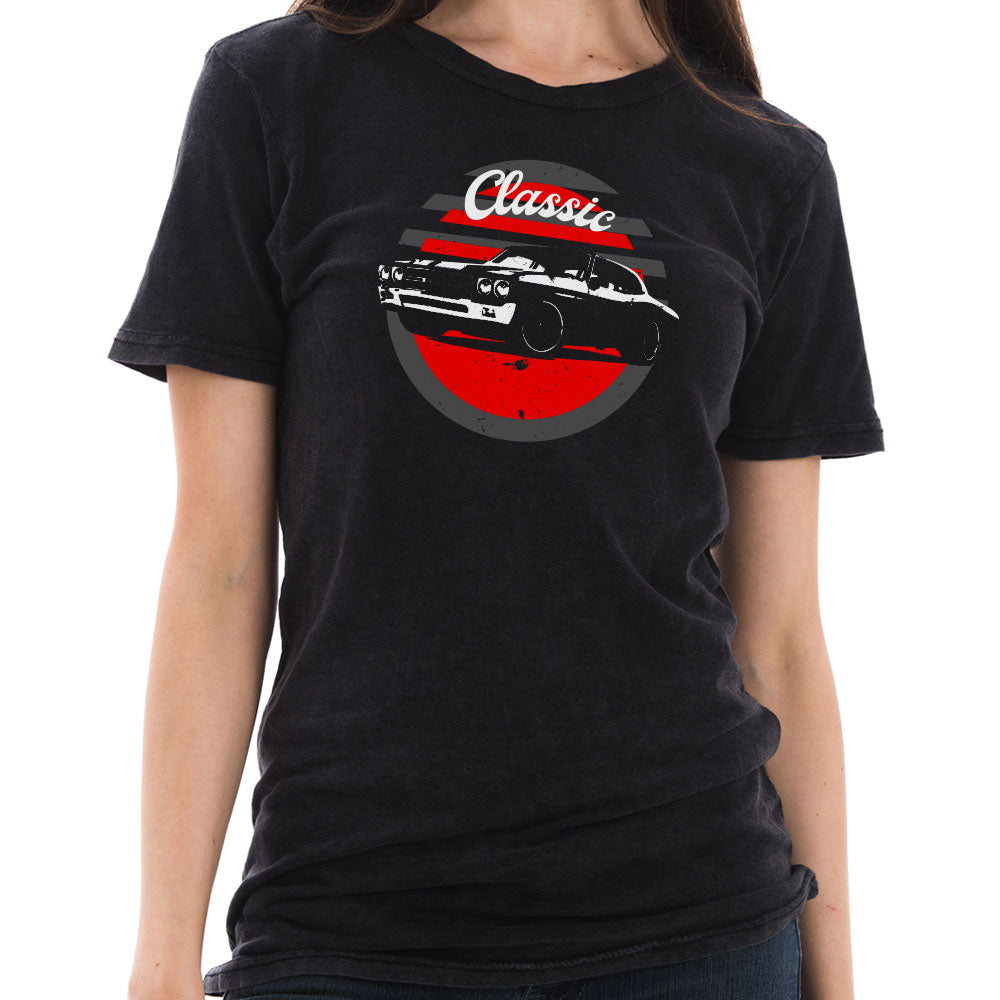Classic Muscle Car Designed Unisex Cotton Vintage Short Sleeve T-Shirt