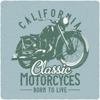 Classic Motorcycles Men's Bamboo Viscose/Organic Cotton Short Sleeve Graphic T-Shirt