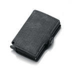 Classic Multifunction Automatic Aluminum Alloy Leather Credit Card Holder Retro New Pop-Up Card Ejector Business Wallets For Men
