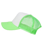 Cotton Trucker Big Size 5 Panel Mesh Cap