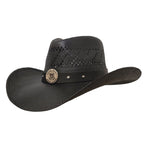 COAST GUARD HEROES BLACK SHANTUNG STRAW