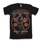 College League Men's Bamboo Viscose/Organic Cotton Short Sleeve Graphic T-Shirt