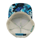 **ADULT** Color Vibes Hat - Flat Bill - Blue Dream - Slate Blue / Cream - Laser Mesh