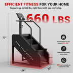 Commercial Stair Stepper With LED Display And 15 Resistance Levels (SAK91837)