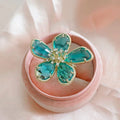 MyClosetAid Crystal Swarovski Ring Flower Design
