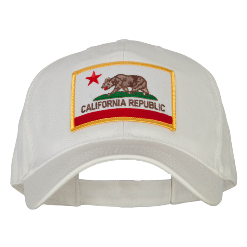 California State Flag Patched New Big Size High Profile Cap