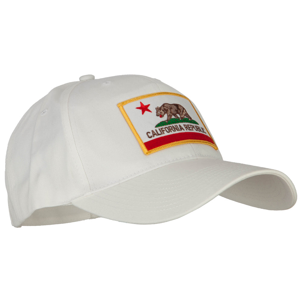 California State Flag Patched New Big Size High Profile Cap