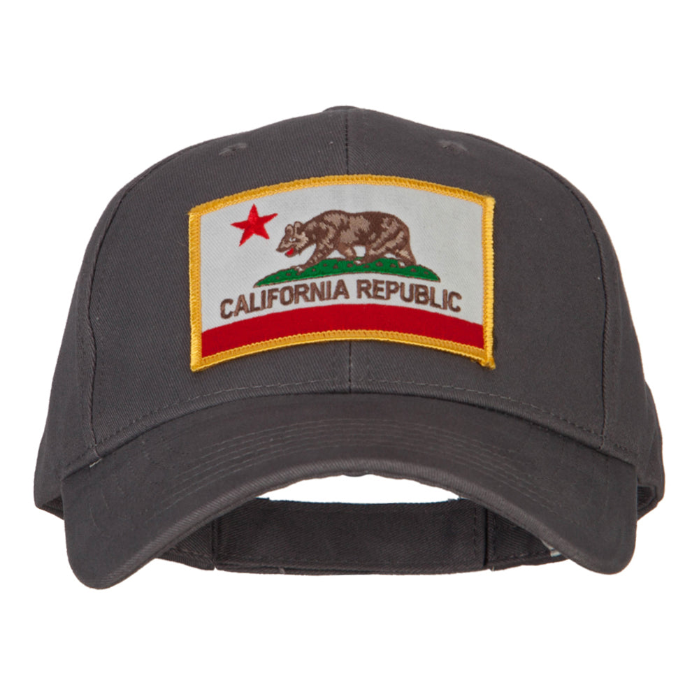 California State Flag Patched New Big Size High Profile Cap
