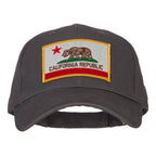 California State Flag Patched New Big Size High Profile Cap