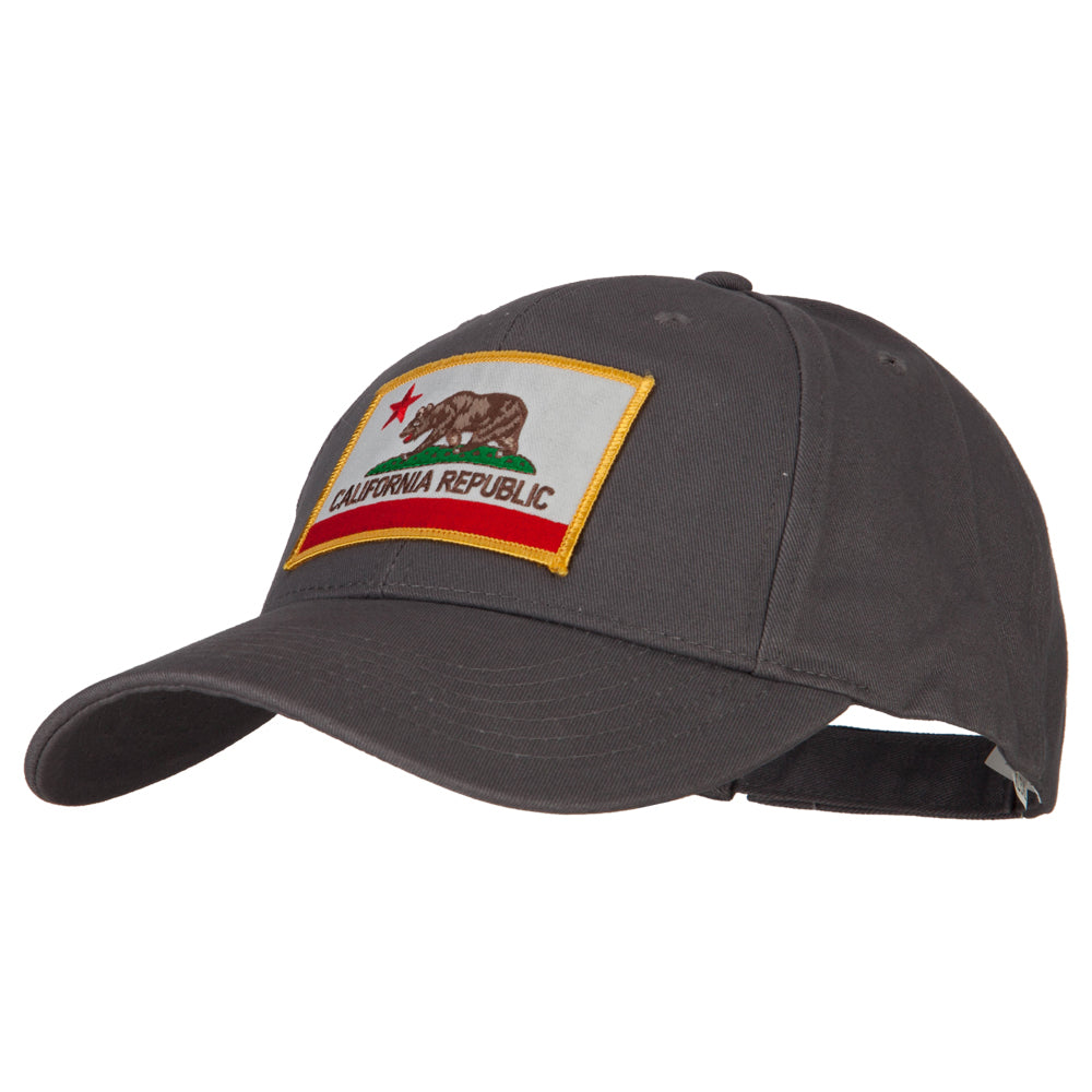 California State Flag Patched New Big Size High Profile Cap