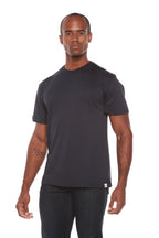 Custom Printed Men's Bamboo Viscose/Organic Cotton Short Sleeve T-Shirt